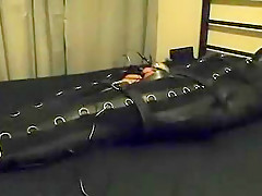 GIMP / Sleepsac with CBT, Electro, Chastity & breathcontrol