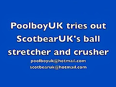 PoolboyUK tries Scotbear UK’s ball stretcher and crusher